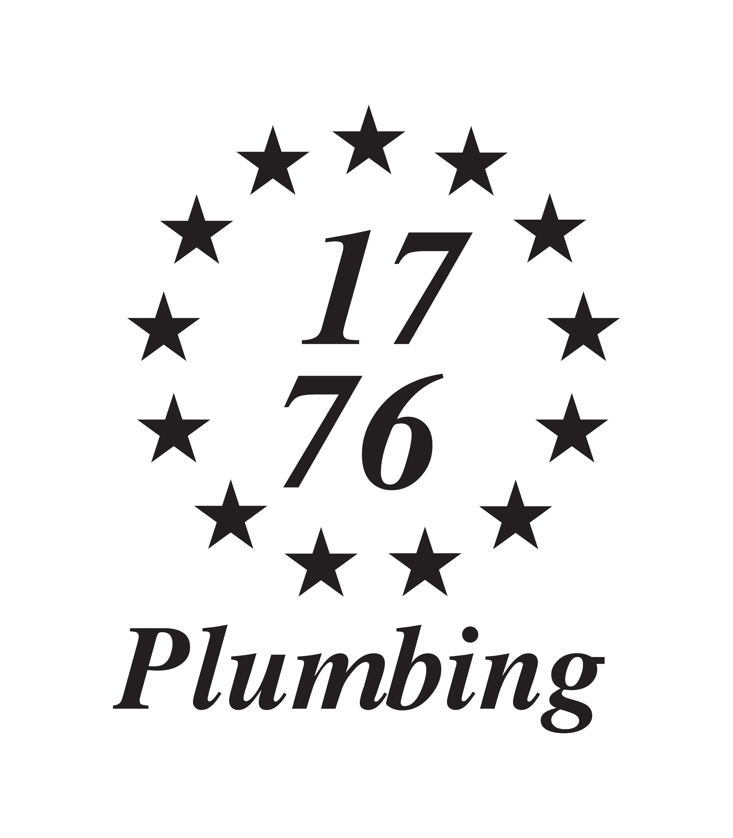 1776 Plumbing logo